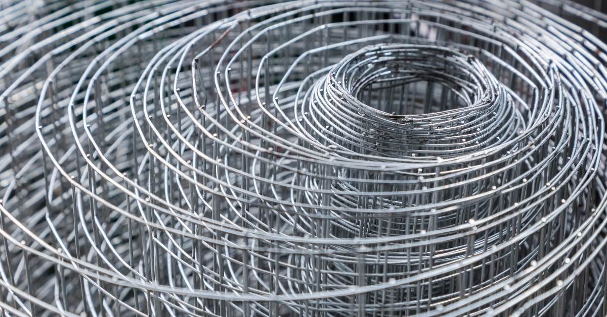 sheet of galvanized wire https://organicgardeningeek.com